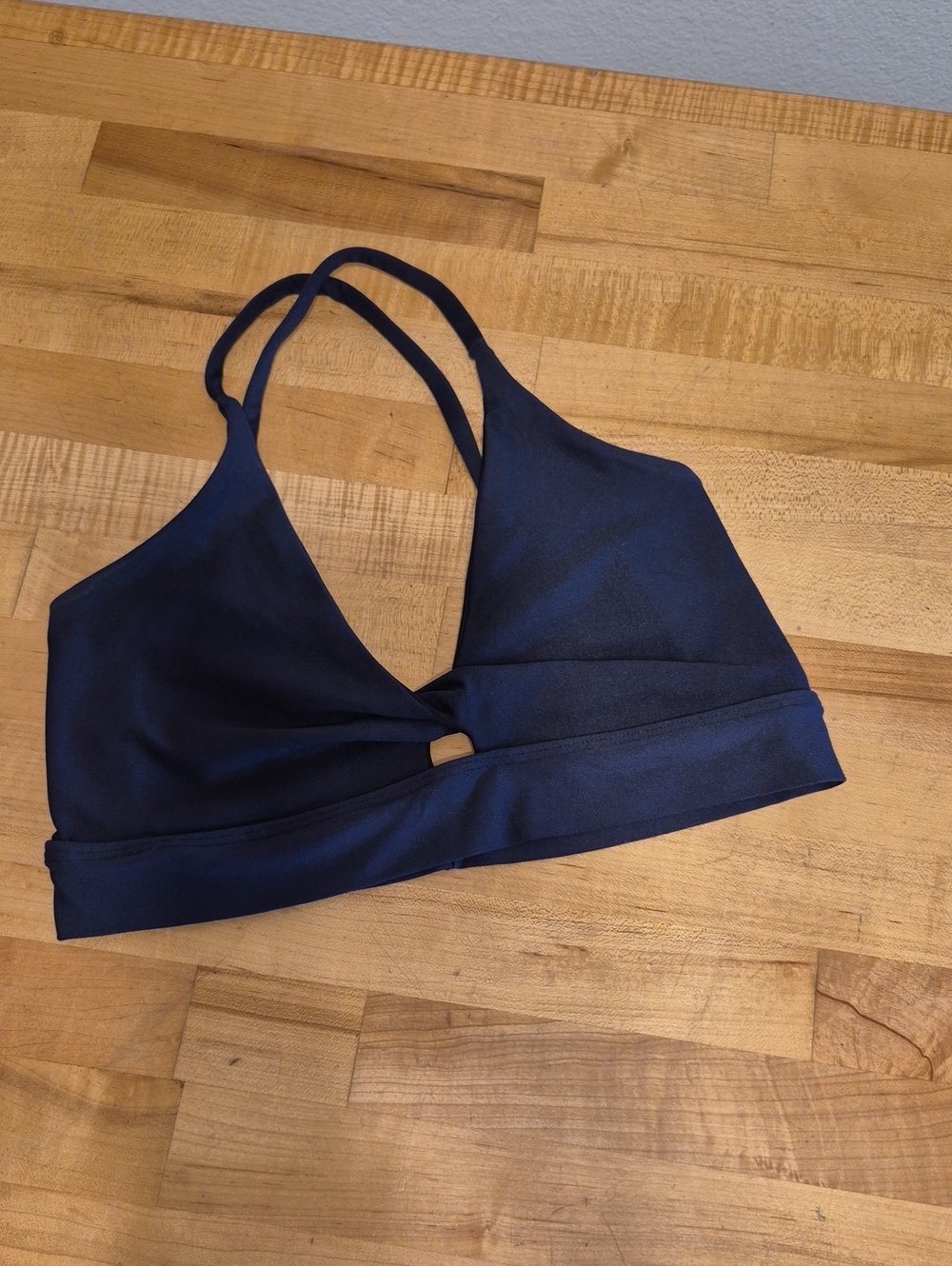 Liquido Black Swim Top Medium